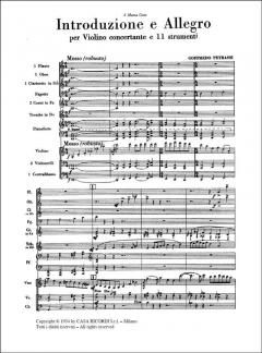 Introduzione e Allegro per Violino Concertante e 11 Strumenti (Goffredo Petrassi) 