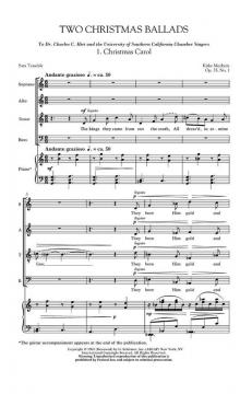 Two Christmas Ballads (Kirke Mechem) 