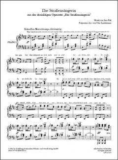 Die Straßensängerin von Leo Fall 