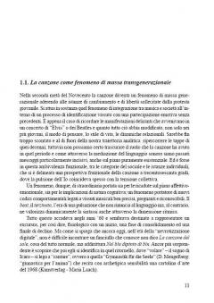 La canzone come esperienza relazionale, educativa, von Pieralberto Cattaneo 