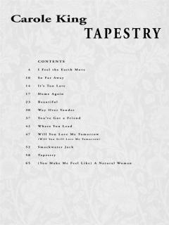 Tapestry (Easy Piano) von Carole King 