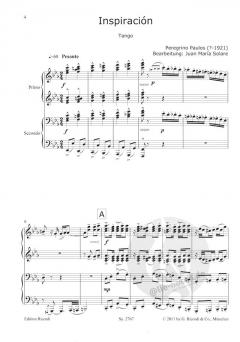 Tangos para cuatro manos von Juan Maria Solare für Klavier vierhändig im Alle Noten Shop kaufen