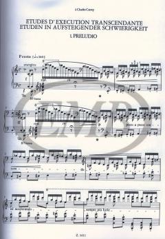 Etudes d'execution transcendante I/1 (Ausgabe B) von Franz Liszt 