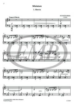 Piano Pieces / Klavierstücke von Miklos Kocsar im Alle Noten Shop kaufen