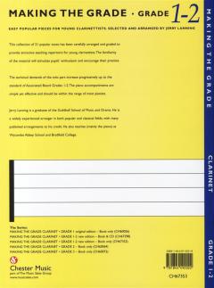 Making The Grade: Clarinet Grade 1-2 New Edition 