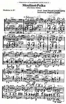 Moulinet Polka (Josef Strauss) 