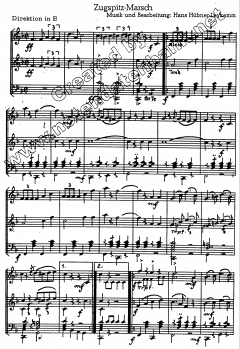 Zugspitz-Marsch (Hans Hübner-Leykamm) 