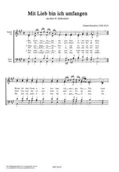 Mit Lieb bin ich umfangen (Johann Steuerlein) 