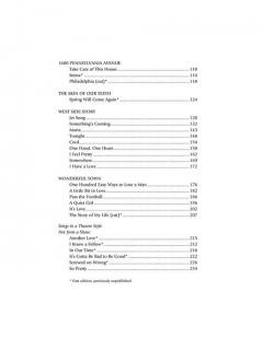 Bernstein Theatre Songs von Leonard Bernstein 