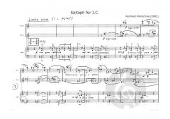 Epitaph für J.C. für 2 Flöten und Harfe (Reinhard Wolschina) 