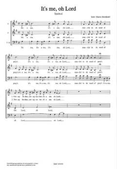 It's Me, Oh Lord (Manni Bernhard) 