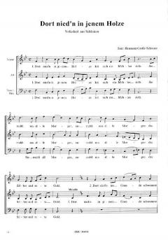 Dort nied'n In jenem Holze (Hermann Große-Schware) 