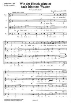 Wie der Hirsch schreiet nach frischem Wasser (Roland J. Autenrieth) 