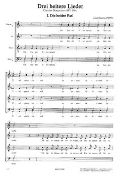 Drei heitere Lieder (Josef Grabner) 