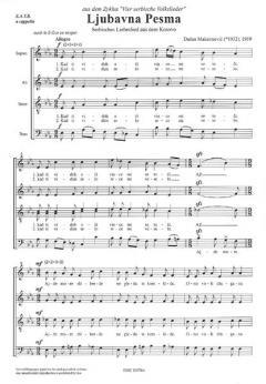 Ljubavna Pesma (Dusan Maksimovic) 