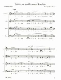 Oremus pro pontifice nostro Benedicto (Alberico Vitalini) 