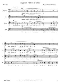 Magnum nomen Domini (Domenico Bartolucci) 