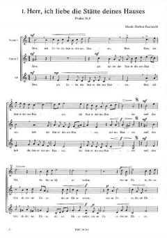 Zwei kleine Motetten (Herbert Paulmichl) 