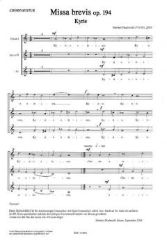 Missa brevis (Herbert Paulmichl) 