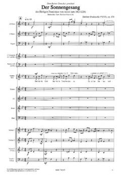 Der Sonnengesang op. 178 von Herbert Paulmichl 