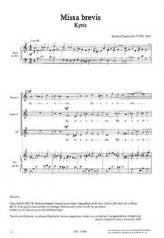 Missa brevis (Herbert Paulmichl) 