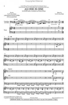 As One Is One (Lee Kesselman) 