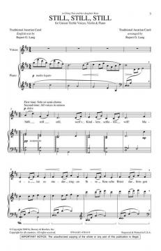 Still, Still, Still (Traditional Austrian Carol) 
