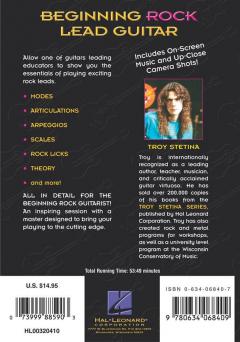 Beginning Rock Lead Guitar von Troy Stetina 