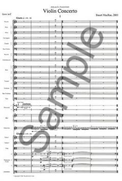 Violin Concerto von Stuart MacRae 