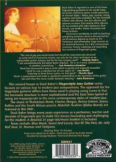 Fingerstyle Jazz Guitar Bop To Modern von Duck Baker 