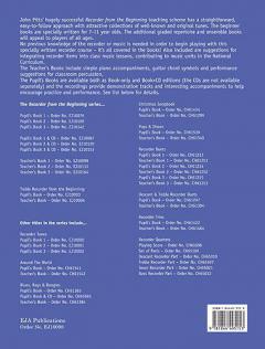 Recorder From The Beginning: Teacher's Book 1 