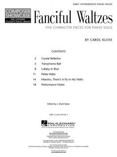 Carol Klose: Fanciful Waltzes 