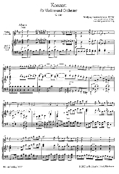 Violinkonzert G-Dur KV 216 von Wolfgang Amadeus Mozart im Alle Noten Shop kaufen - EB8737
