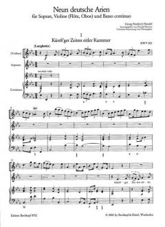 9 Deutsche Arien HWV 202-210 (Georg Friedrich Händel) 