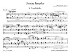 Sempre Semplice op. 142 (I) von Sigfrid Karg-Elert 