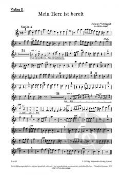 Mein Herz ist bereit von Johann Vierdanck (Download) 