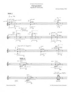 Klangwaben von Adriana Hölszky 