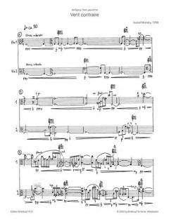 Vent contraire von Isabel Mundry 