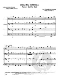 Christmas Trombones von James Christensen 