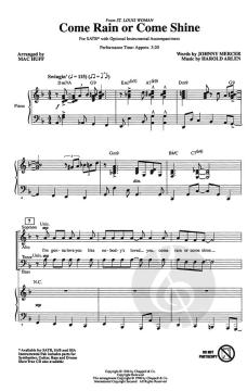 Come Rain Or Come Shine 