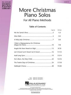 More Christmas Piano Solos 