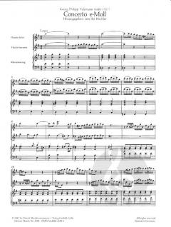Konzert e-Moll (Georg Philipp Telemann) 