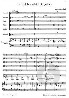 Herzlich lieb hab ich dich, o Herr von Dietrich Buxtehude (Download) 