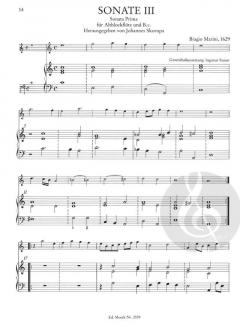 3 Sonaten aus Op. 8 (Biagio Marini) 