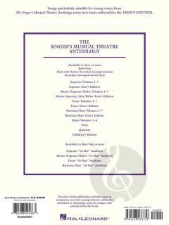 Singer's Musical Theatre Anthology - Teen's Ed. 
