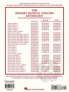 Singer's Musical Theatre Anthology - Teen's Ed. 