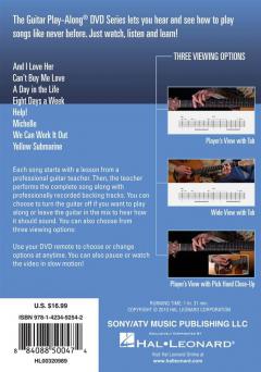 Guitar Play-Along DVD Vol. 29: Lennon & McCartney Acoustic 