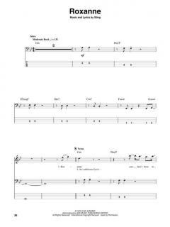 Bass Play-Along Vol. 20: The Police (Sting) 