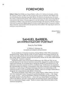 65 Songs von Samuel Barber 