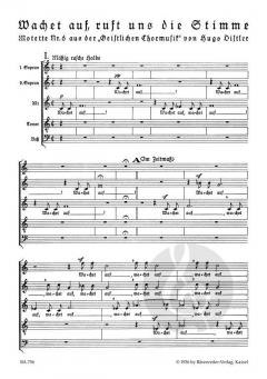 Wachet auf, ruft uns die Stimme op. 12/6 (Hugo Distler) 